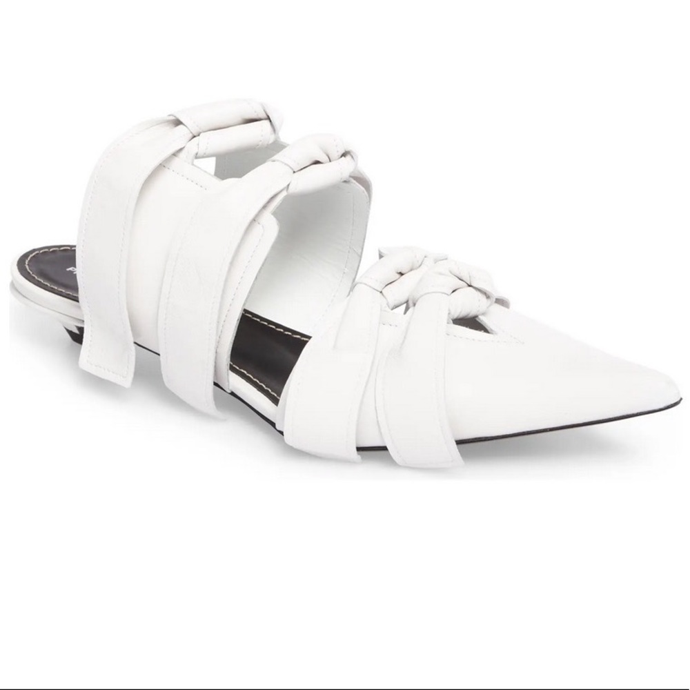 Proenza Schouler Tie Slide Mules. Size 37.5
